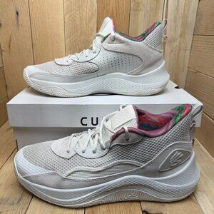 Under Armour Mens 10.5 Beige Curry 3Z 24 SDE Basketball Shoes 3028191-500